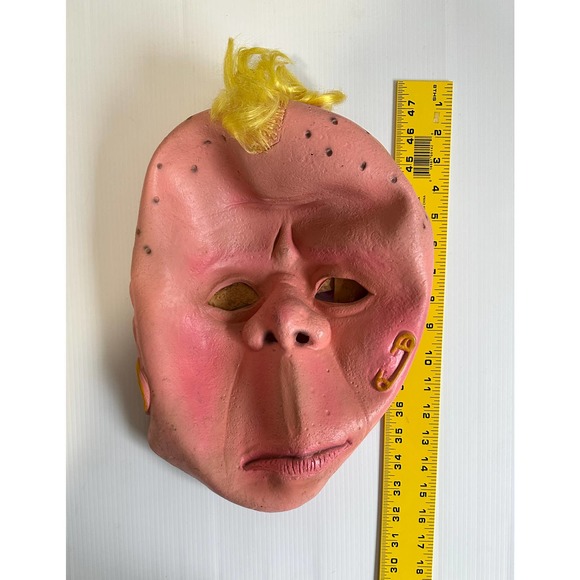 Spearhead Industries Giant Big Creepy Scary Man Mask Halloween Costume Rubber - Picture 9 of 11